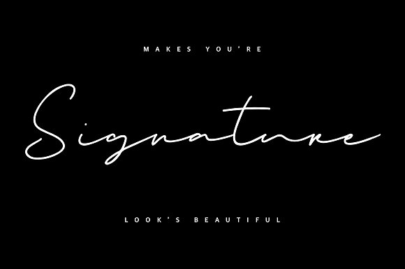 Clodia Signature Font插图1