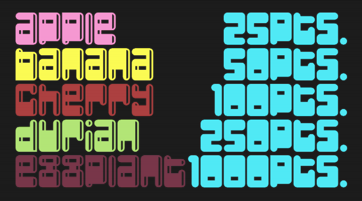 Eggplant Unicase font插图1