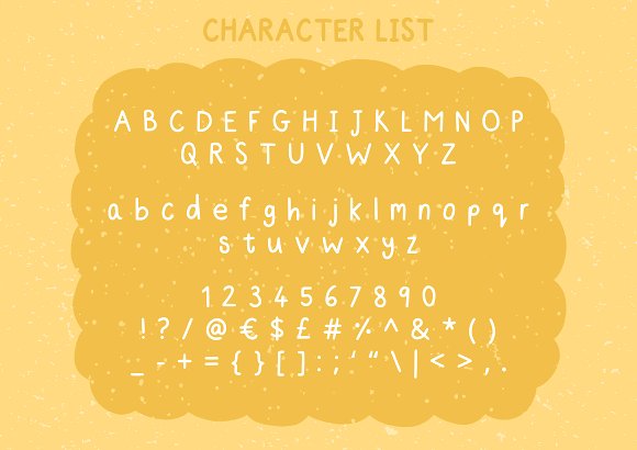 Nice – A Simple Handwriting Font插图5