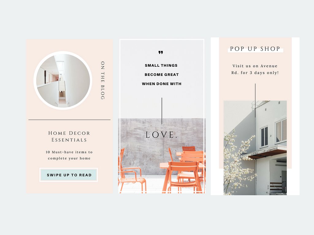 社交媒体新媒体文章贴图设计模板素材库精选 CANVA Insta Stories for Tastemaker插图(7)