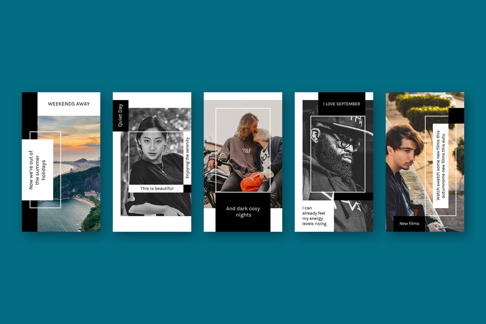 社交媒体自媒体品牌故事&贴图设计模板素材库精选v1 Social Media Pack Vol.1插图(3)