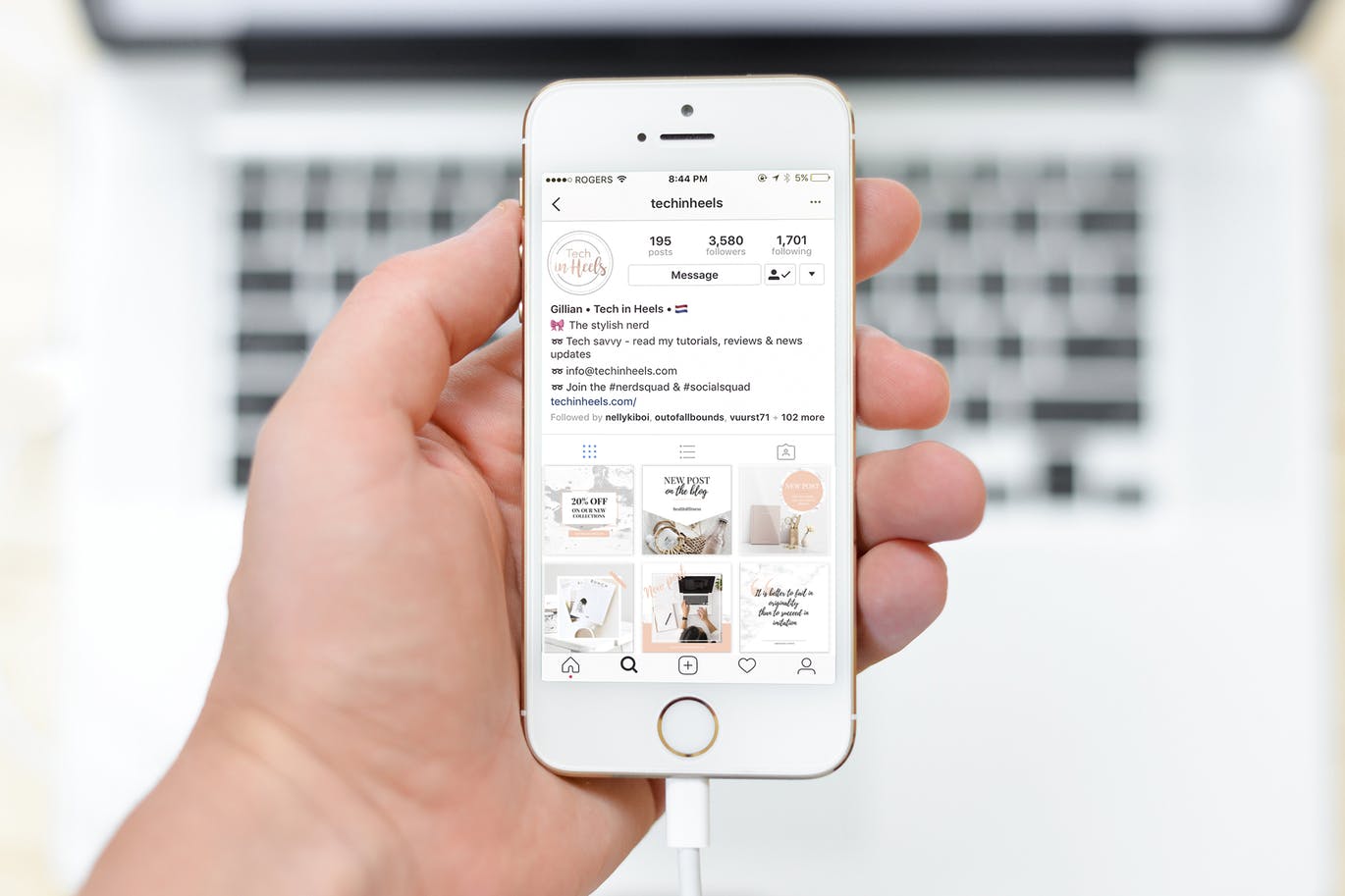 桃色大理石纹理Instagram社交推广设计素材包 Canva Instagram Templates. Peach & Marble插图(3)