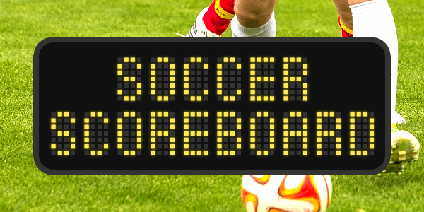 Soccer Scoreboard font插图 Soccer Scoreboard font插图