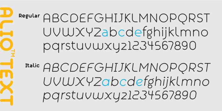 Alio Text Font Family插图1