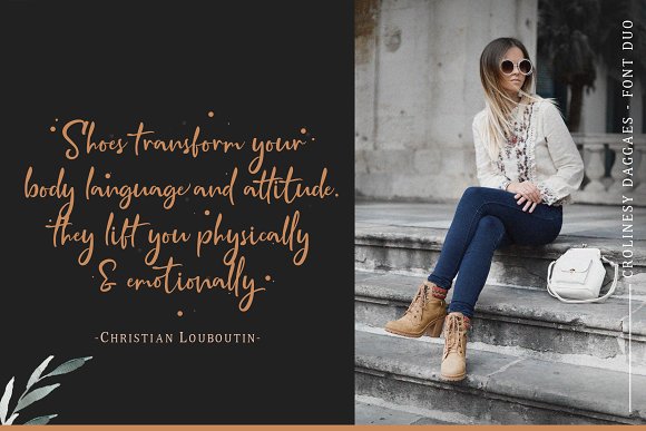 Crolinesy Daggaes Font Duo插图4