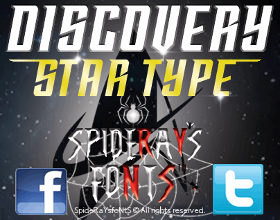 DISCOVERY STAR TYPE font插图 DISCOVERY STAR TYPE font插图
