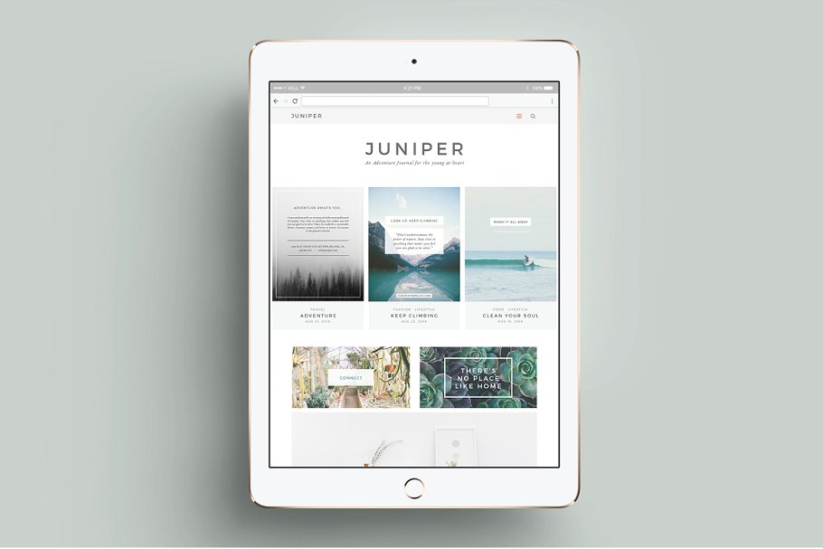 社交媒体风景类贴图模板素材库精选 J U N I P E R  Social Media BUNDLE插图(3)