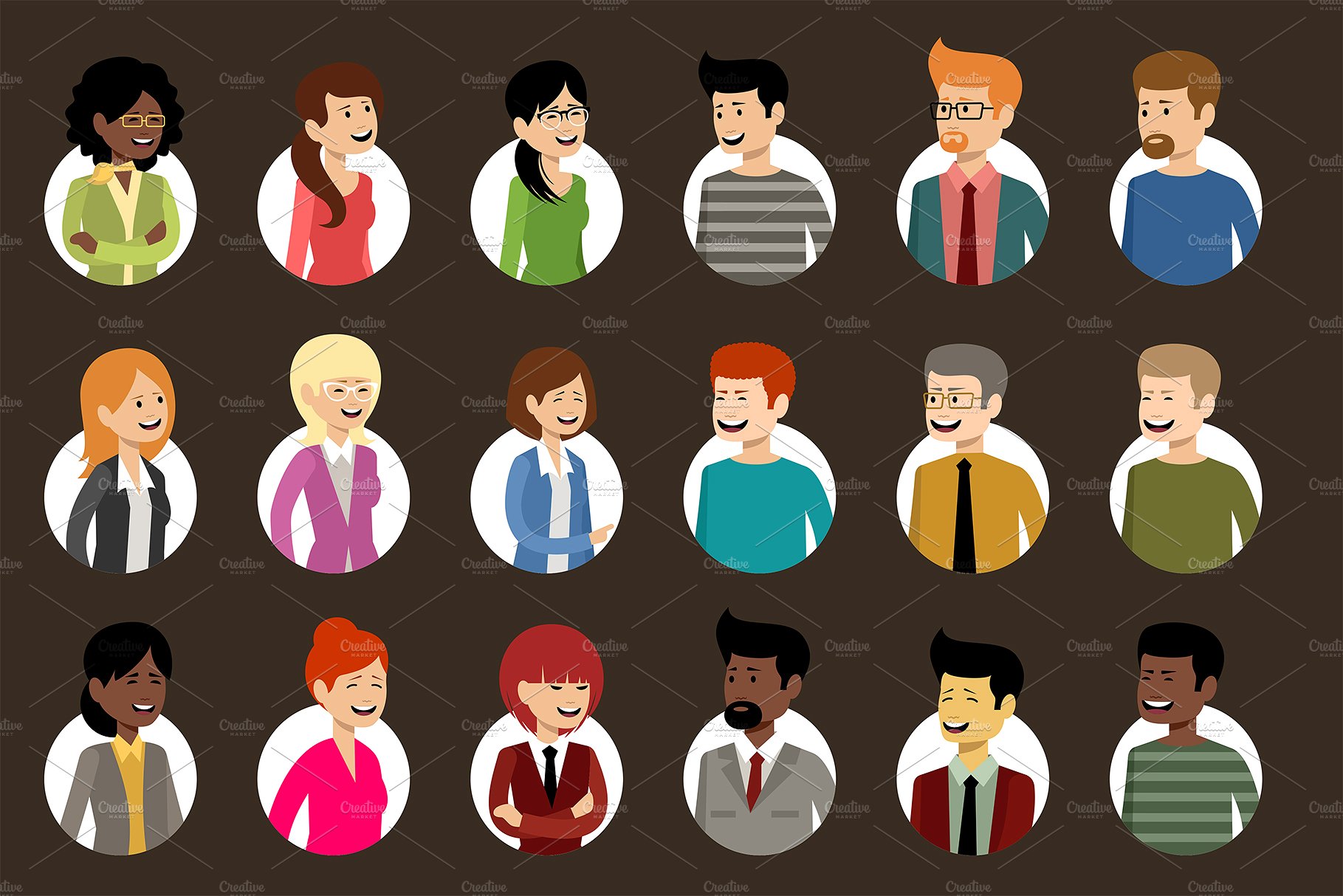 在线约会的概念图标与图形素材插图(6)