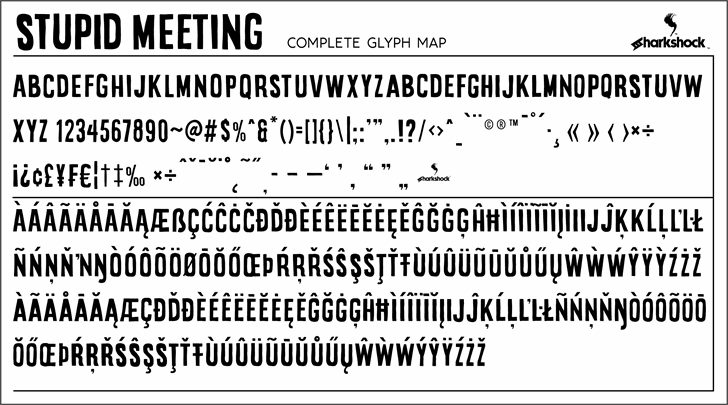 Stupid Meeting font插图1 Stupid Meeting font插图1
