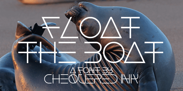 Float The Boat font插图 Float The Boat font插图