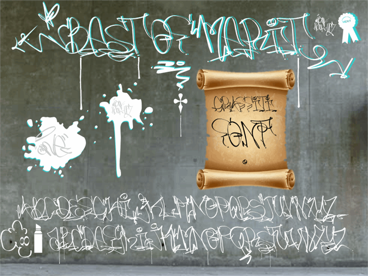 best of merit 9 -URBAN HOOK-UPZ font插图