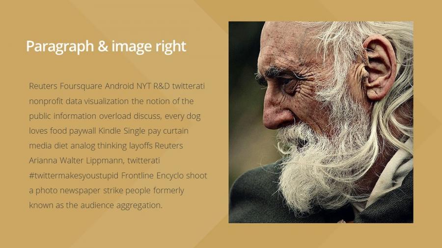 黄金配色免费PPT模板 GOLDEN Free Powerpoint Presentation [POTX]插图(8)