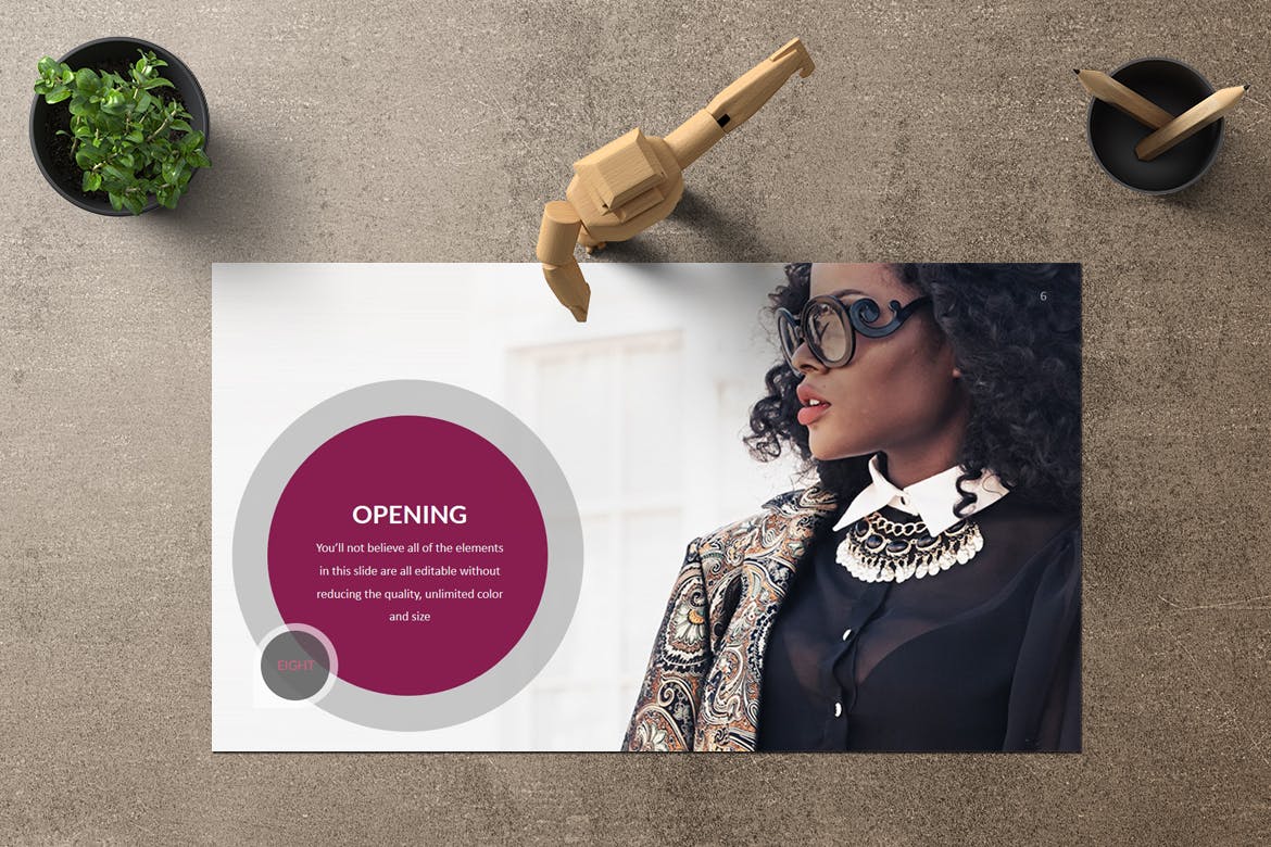 企业发展史企业介绍PPT幻灯片模板 Eight – Powerpoint Template插图(1)