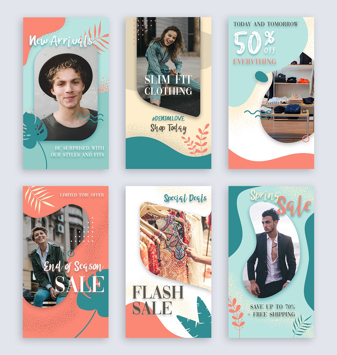 品牌促销品牌故事Instagram社交平台设计素材 Instagram Stories插图(1)