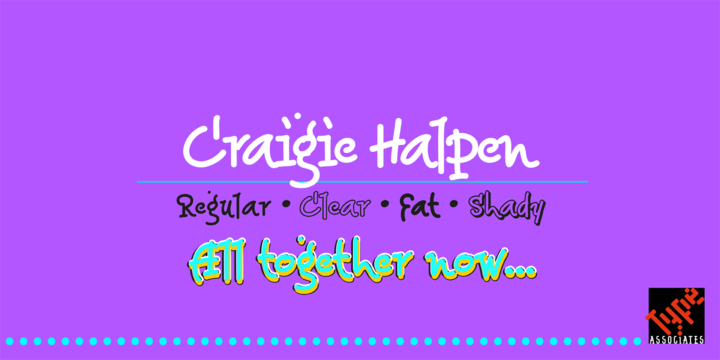 Craigie Halpen Font Family插图1