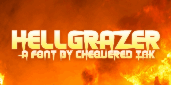 Hellgrazer font插图 Hellgrazer font插图