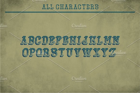 Gangster Vintage Label Typeface插图1