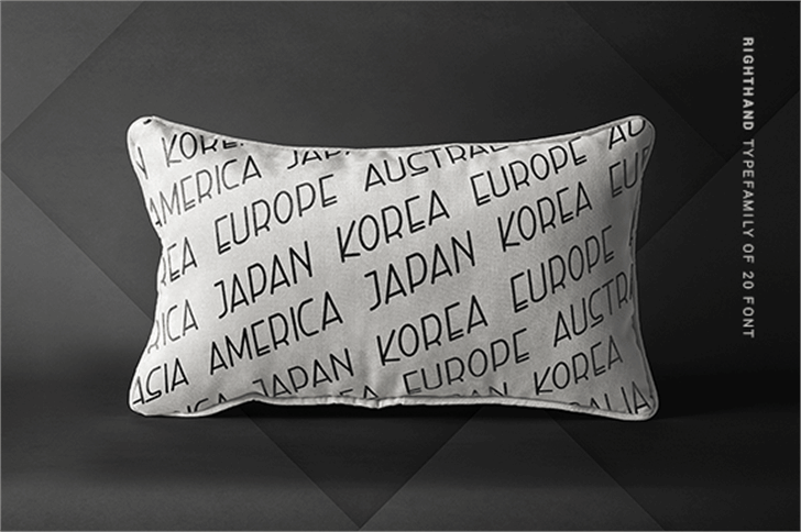 Right Hand font插图3 Right Hand font插图3