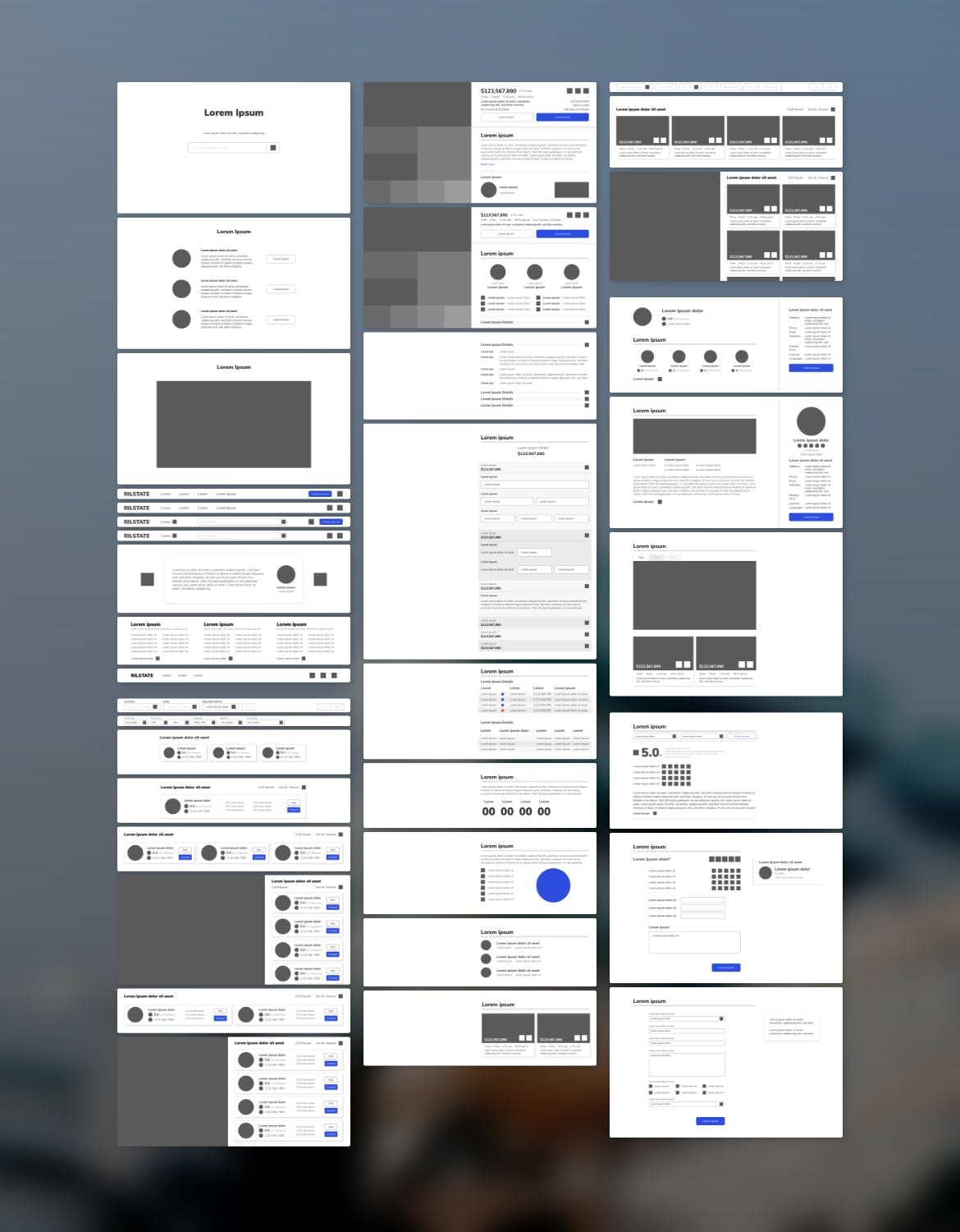 房地产租赁销售网站设计HTML模板素材库精选 RILSTATE – Real Estate Homepage Template插图(1)