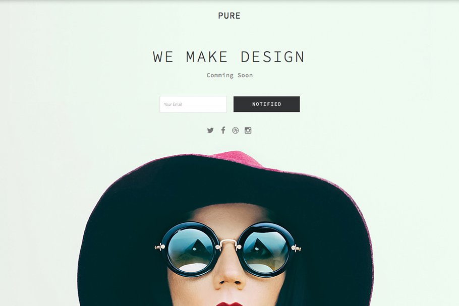 创意工作室个人博客Muse网站模板素材库精选 Pure – Full Responsive Muse Template插图(12)