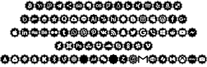 Font logos Color font插图2