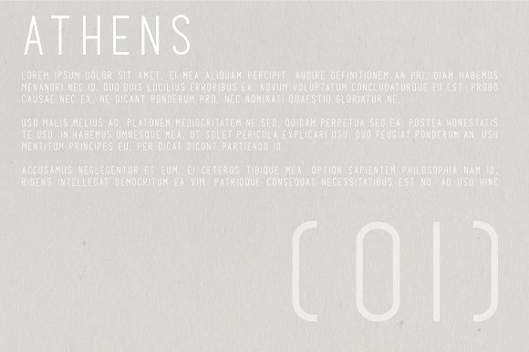 Athens | A Multi-Weight Font插图2