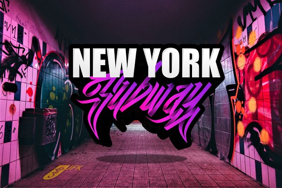 Wall Hunter (Graffiti Tag Fonts)插图