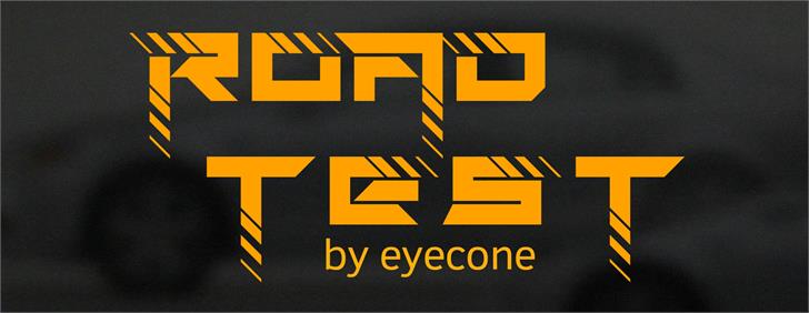 Roadtest font插图