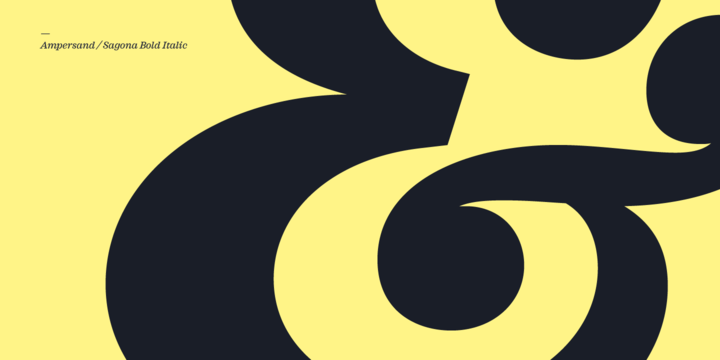 粗衬线英文印刷排版字体Sagona Font Family插图(8)