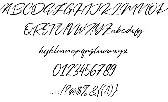 Yellow Pen font插图1 Yellow Pen font插图1