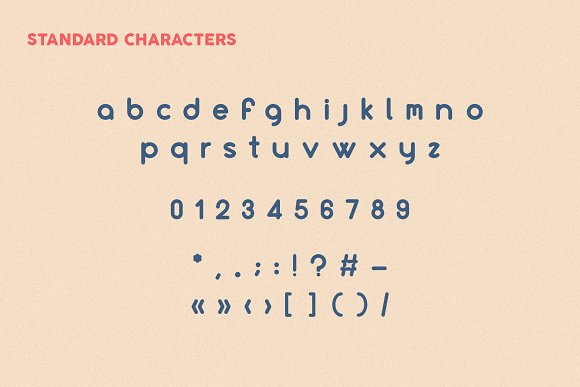 Culonite | Lowercase rounded family插图3