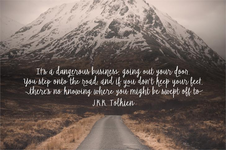 The Road Ahead font插图2