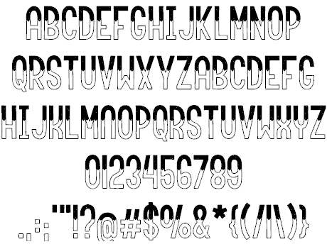 Roundabout font插图1