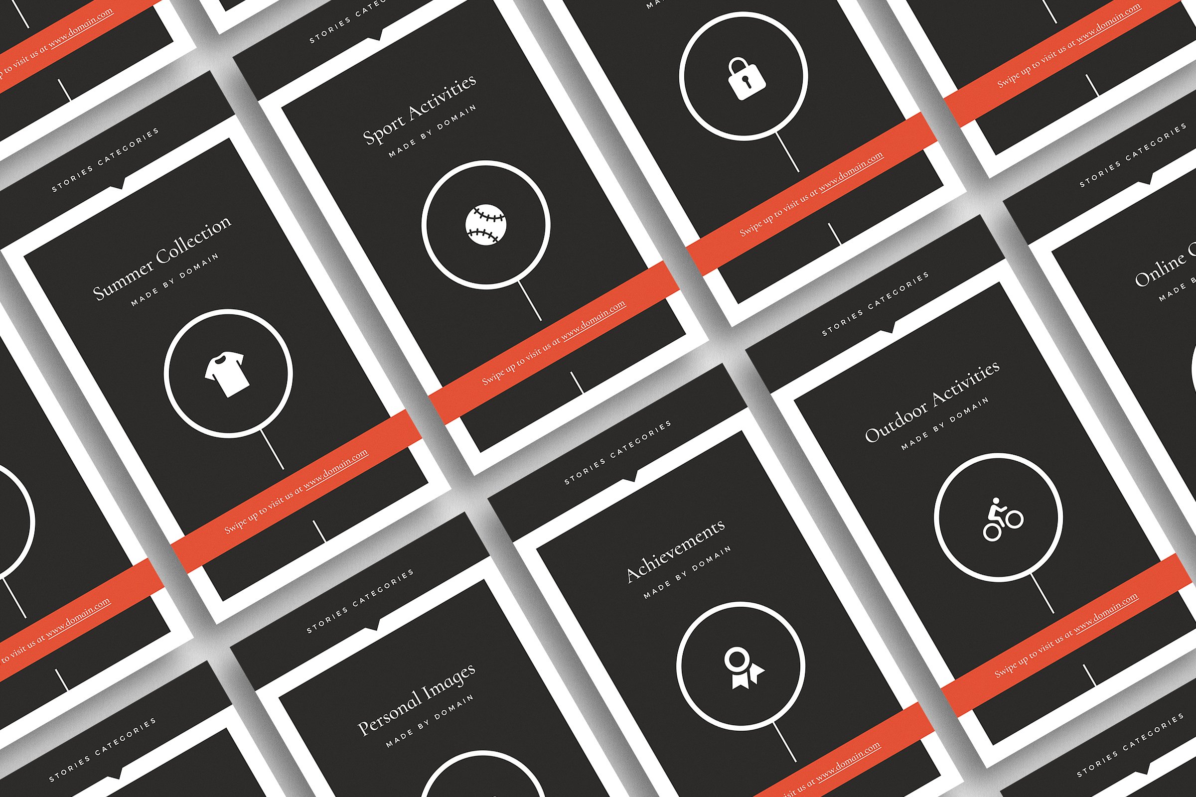 Ins社交电商热点贴图模板素材库精选 San Francisco Instagram Highlights插图(3)