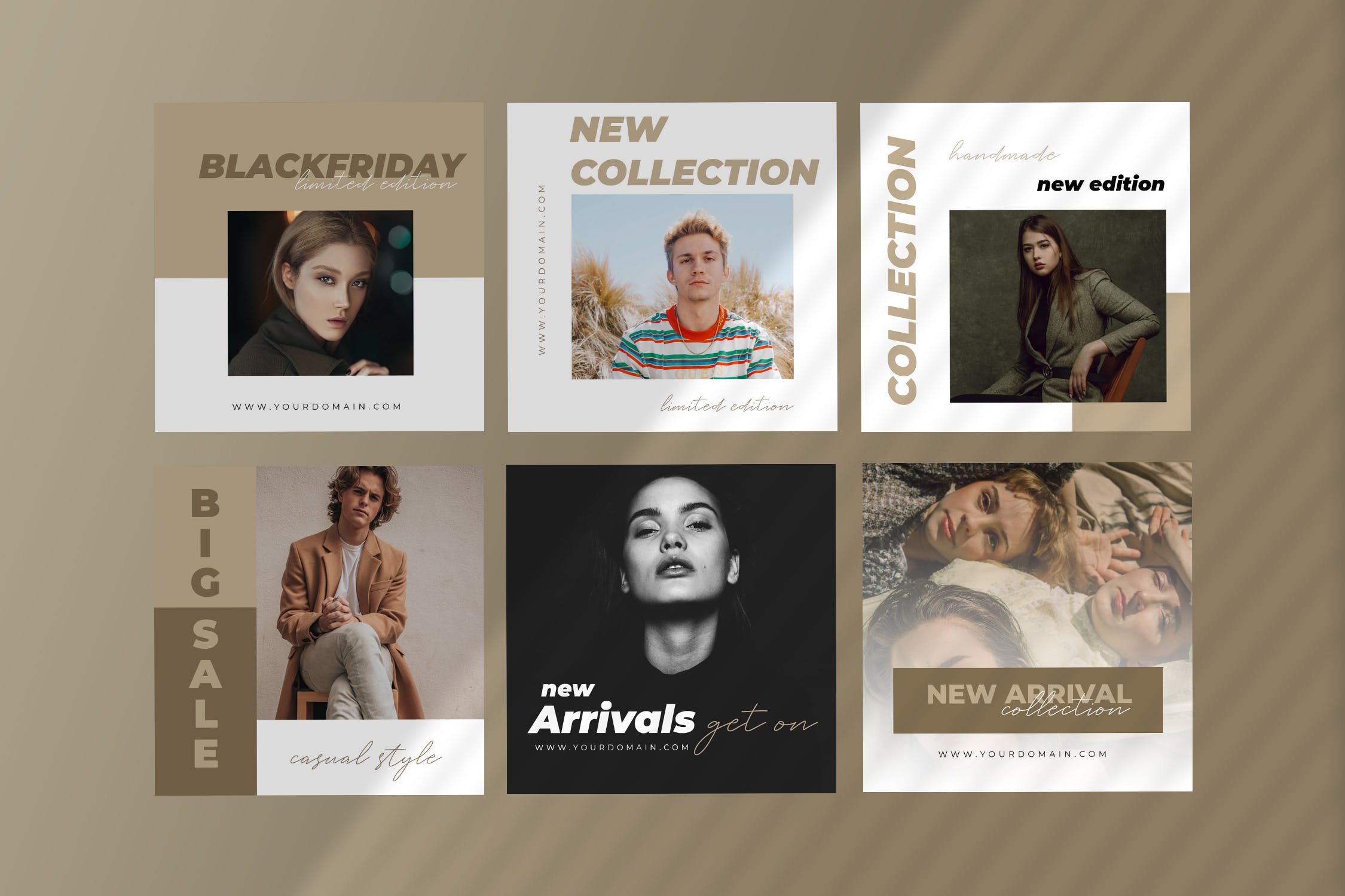 时尚大牌社交促销广告设计模板素材库精选 Ten – Social Media Kit插图(1)