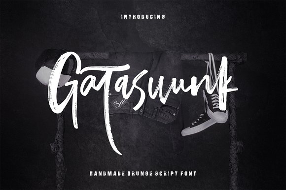 Gatasuunk Font插图