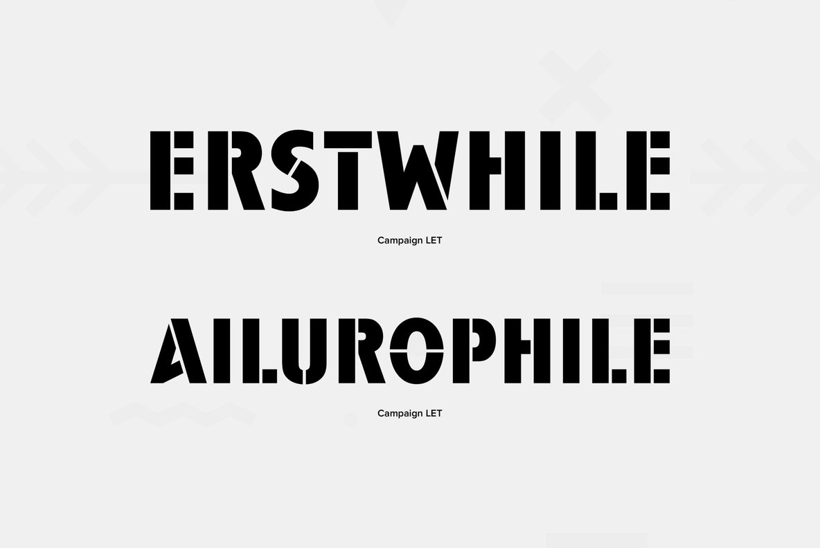 Campaign Font插图6