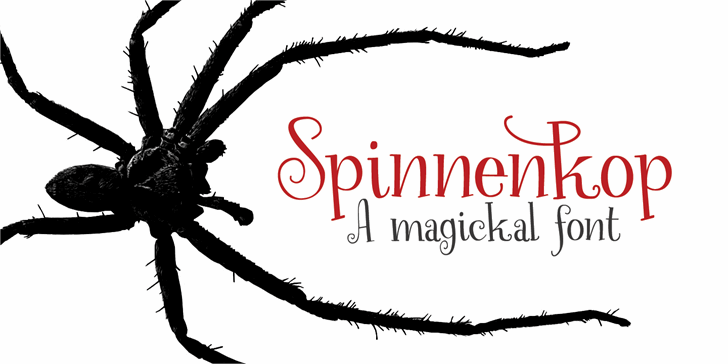 Spinnenkop DEMO font插图 Spinnenkop DEMO font插图
