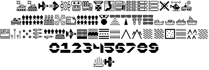 Militaricons font插图3 Militaricons font插图3