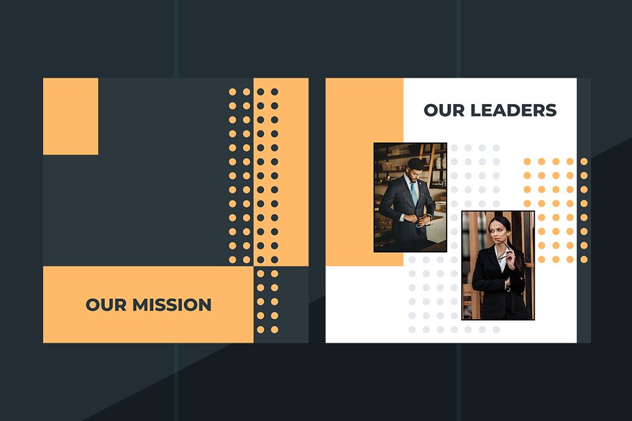 时尚Instagram社交故事简介拼图模板素材库精选插图(5)