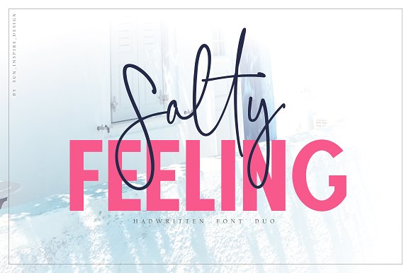 Salty Feeling Font插图