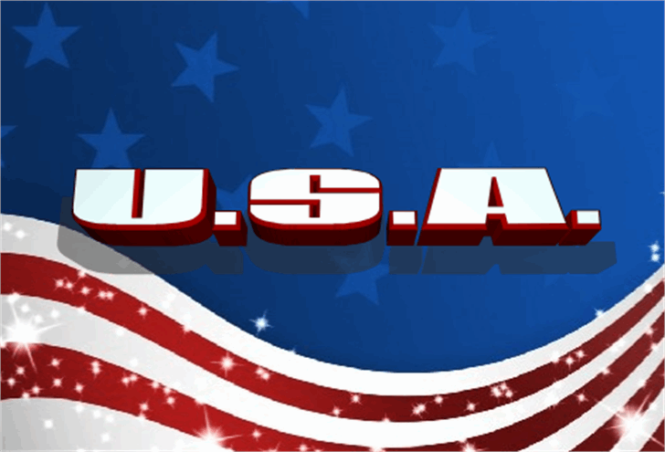 U.S.A. font插图