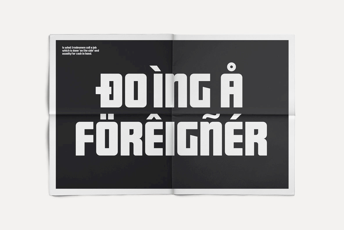 Black Stuff Font插图3