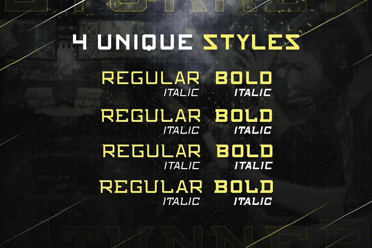 STUNNER – NFC Font Family插图1