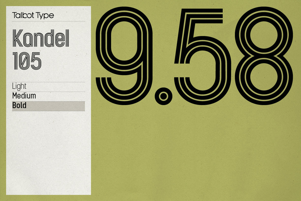 Kandel 105 Font Family插图6