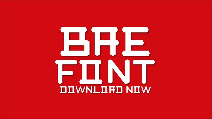 Bae font插图