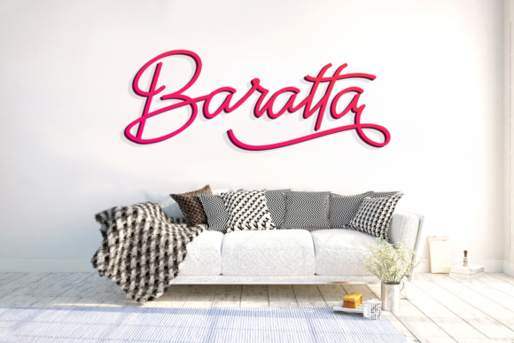 Baratta Font插图