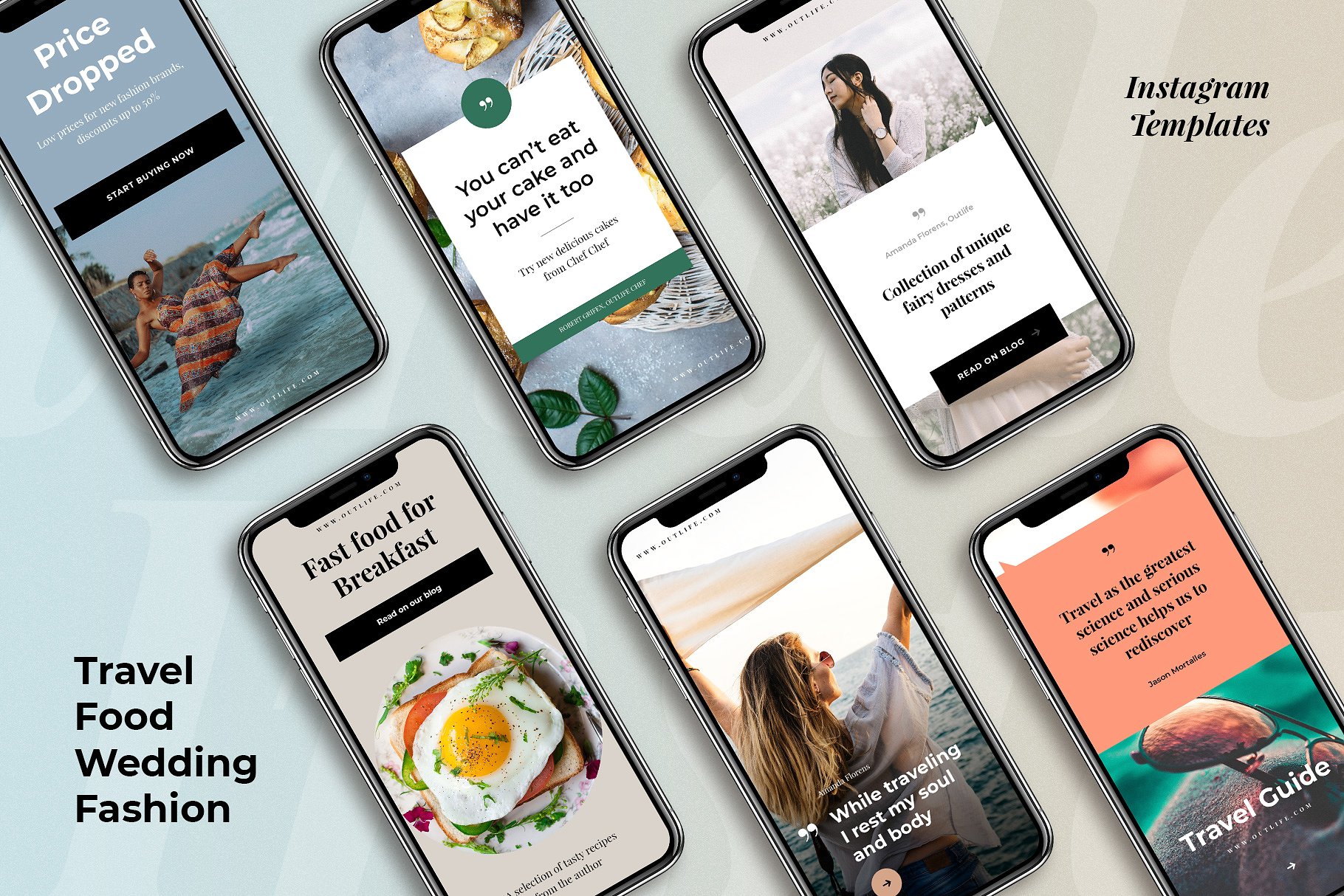独特和时尚的社交媒体贴图模板素材库精选插图(14)