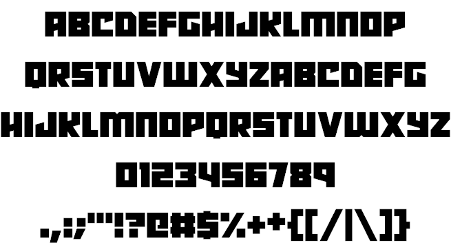 Robot Radicals font插图1 Robot Radicals font插图1