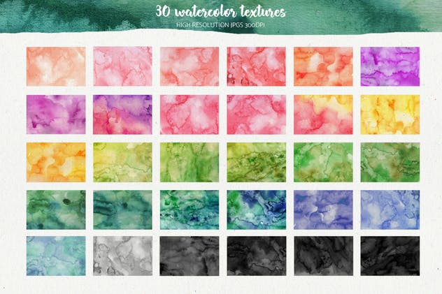 预制水彩设计风格品牌Logo设计模板集 Premade watercolor logo creator kit插图(2)